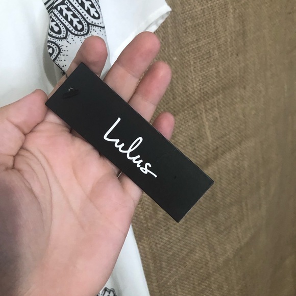 Lulu’s SZ S White Floral Print Riverside Dress - Picture 5 of 8